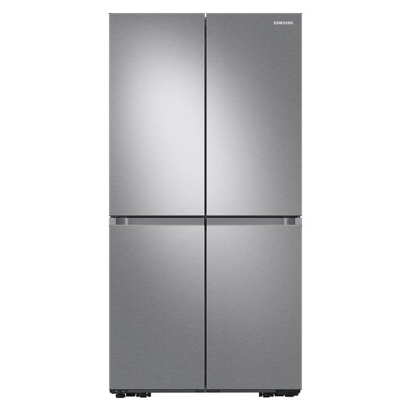 23 cu. ft. Smart Counter Depth 4-Door Flex&trade; refrigerator with AutoFill Water Pitcher and Dual Ice Maker in Stainless Steel Refrigerators - RF23A9071SR/AA | Samsung US