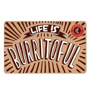 Chipotle $50 Gift Code
