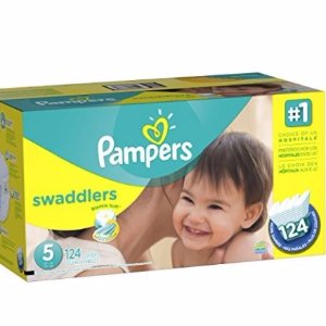 Pampers Swaddlers Diapers Size 5, 124 Count