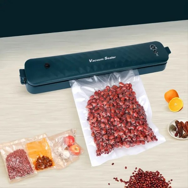 Food Preservation Automatic Vacuum Sealer Two Modes Comes With 5pcs Seal Bag | Shop Now For Limited-time Deals | Temu