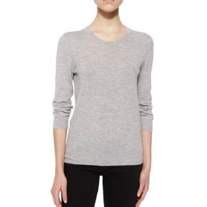 Burberry Brit Long-Sleeve Cashmere Sweater @ Neiman Marcus