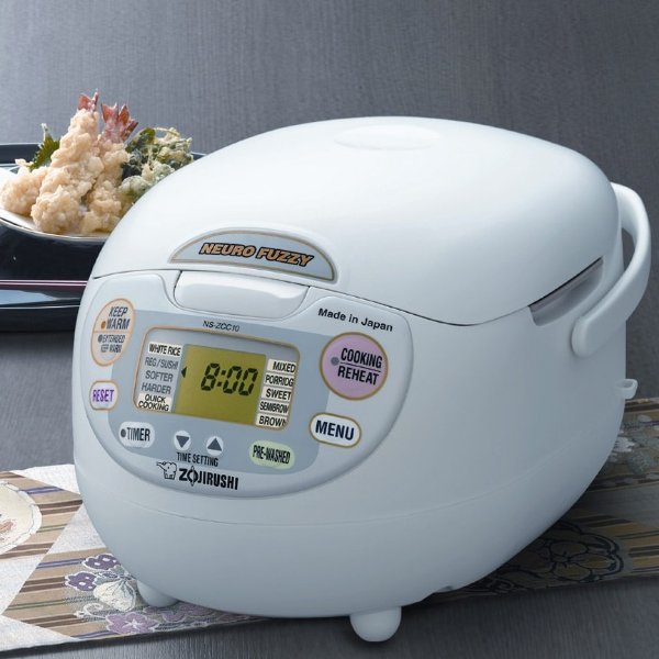 NS-ZCC10 5-1/2-Cup Neuro Fuzzy Rice Cooker and Warmer,1.0-Liter