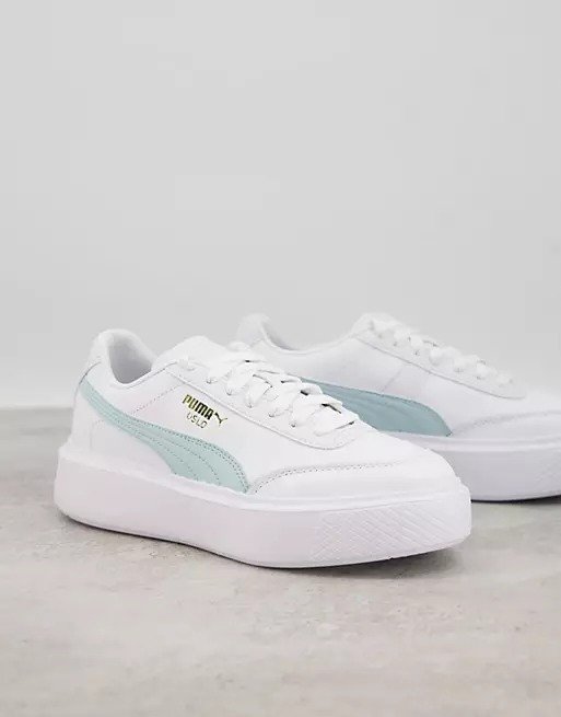 Osla Maja sneakers in white and blue