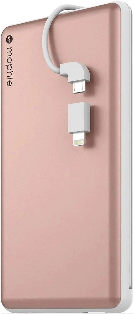 Powerstation Plus XL Battery with switch-tip Cable - 12000mAh - Rose Gold (Certified Refurbished)