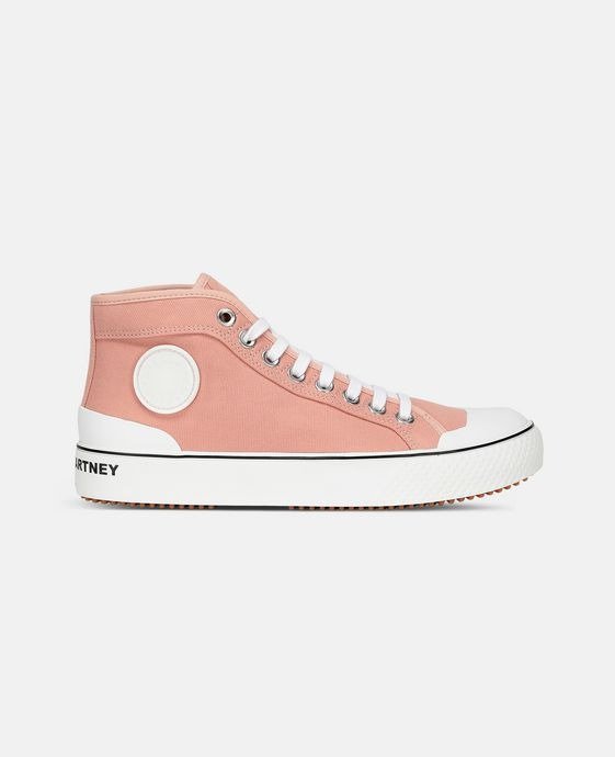Women's Pink Lace Up Trainers 