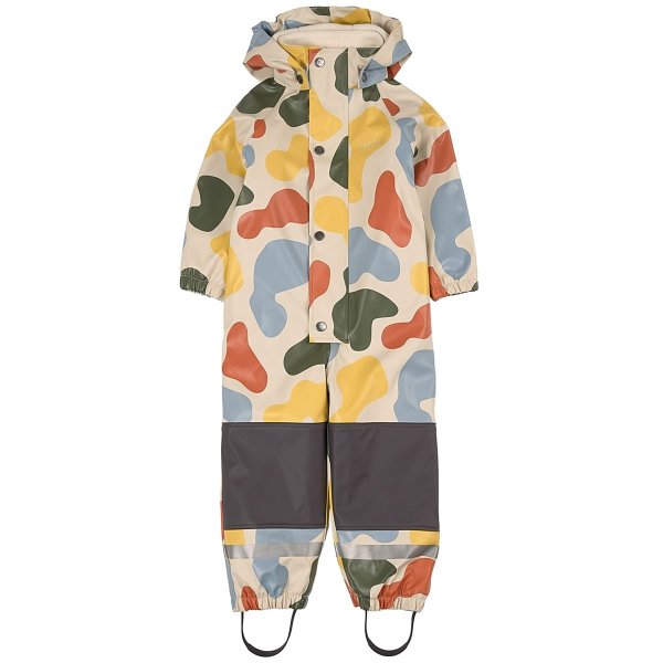 Douglas Recycled Lined Rain Coverall Graphic Lines | AlexandAlexa