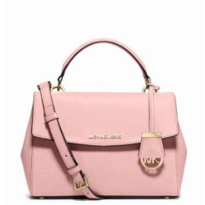 MICHAEL Michael Kors Ava Small Saffiano Leather Satchel Bag, Blossom @ Neiman Marcus