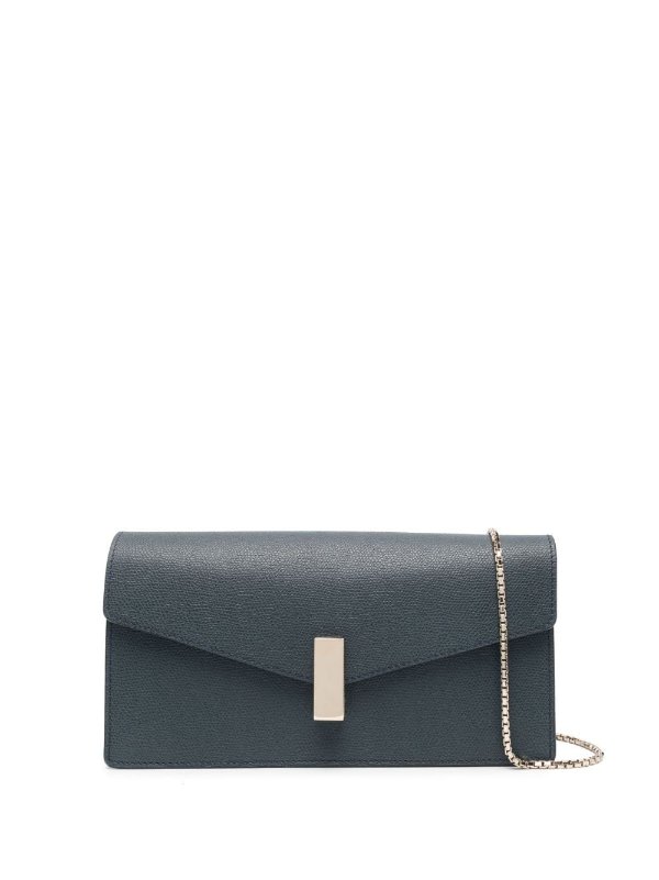 Iside leather clutch