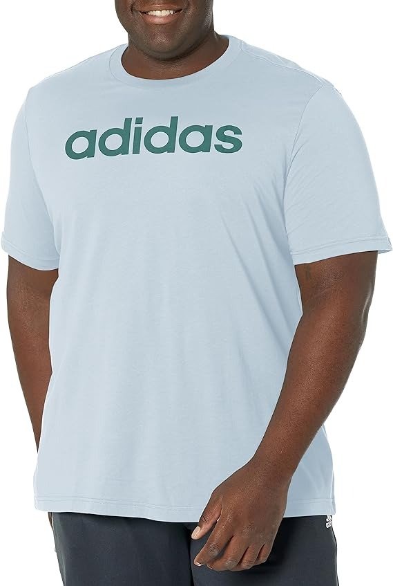 adidas Men's Essentials Single Jersey Linear Embroidered Logo T