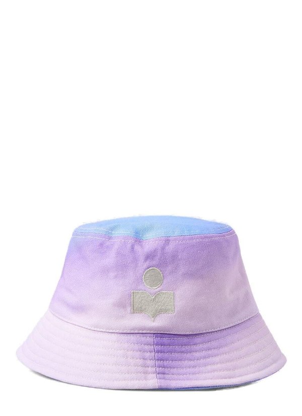 Logo 扎染渐变紫渔夫帽