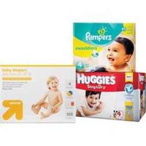 with Purchase of (2) Select Diapers  @ Target