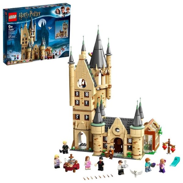 Harry Potter Hogwarts Astronomy Tower Brick Toy with Action Minifigures 75969