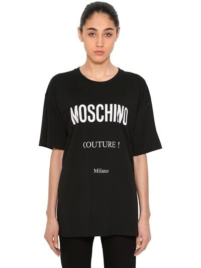 COUTURE! COTTON JERSEY T-SHIRT