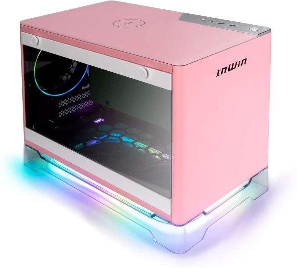 InWin A1 Plus Pink Mini-ITX 机箱 猛男色 带650W金牌电源