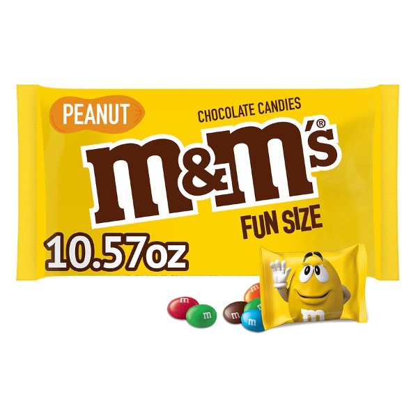 Halloween Fun Size Peanut Chocolate Candy, Small Bag