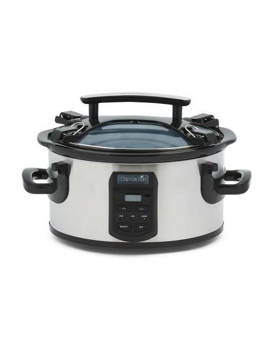 Stainless Steel 6qt Cook And Carry Slow Cooker