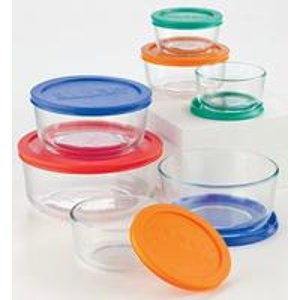 Pyrex玻璃储藏碗8件套或14件套