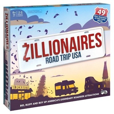 Big Potato Zillionaires Road Trip USA Board Game
