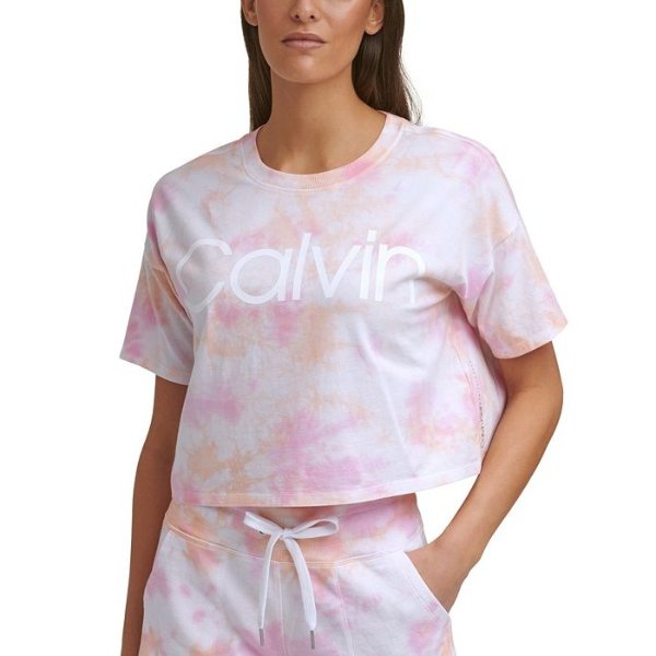 Cropped Tie-Dyed T-Shirt