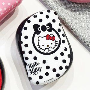 Tangle Teezer Hello Kitty Compact Styler Detangling Hairbrush, Black-white @ Amazon