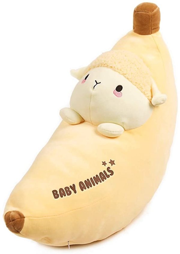 香蕉小羊抱枕