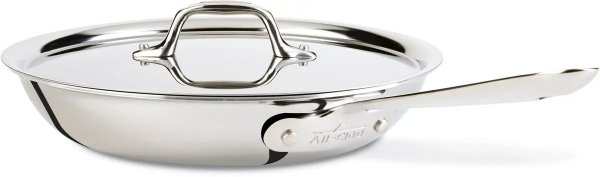 10-In. Fry Pan with Lid / Stainless - Second Quality