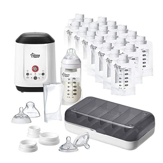 Pump and Go Complete All in One Starter Set, Breast Milk Pump, Feed, Warm and Store
