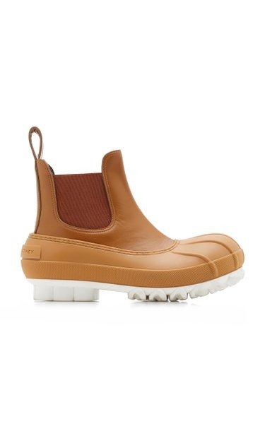 Chain Sole Vegan Leather, Rubber Boots