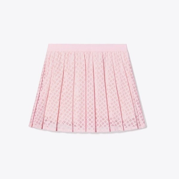 粉色百褶裙