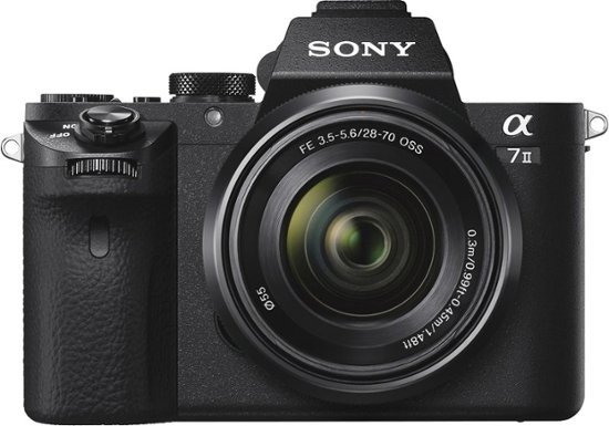 - Alpha a7 II Full-Frame Mirrorless Camera with 28-70mm Lens - BlackIncluded Free