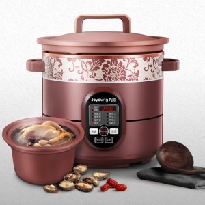 Dealmoon Exclusive: JOYOUNG Multi-Function Purple Clay Pot Slow Cooker 5L