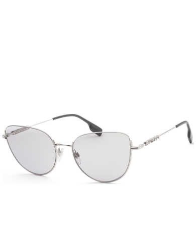 Burberry Women's Silver Cat-Eye Sunglasses SKU: BE3144-1005M3-58 UPC: 8056597832984