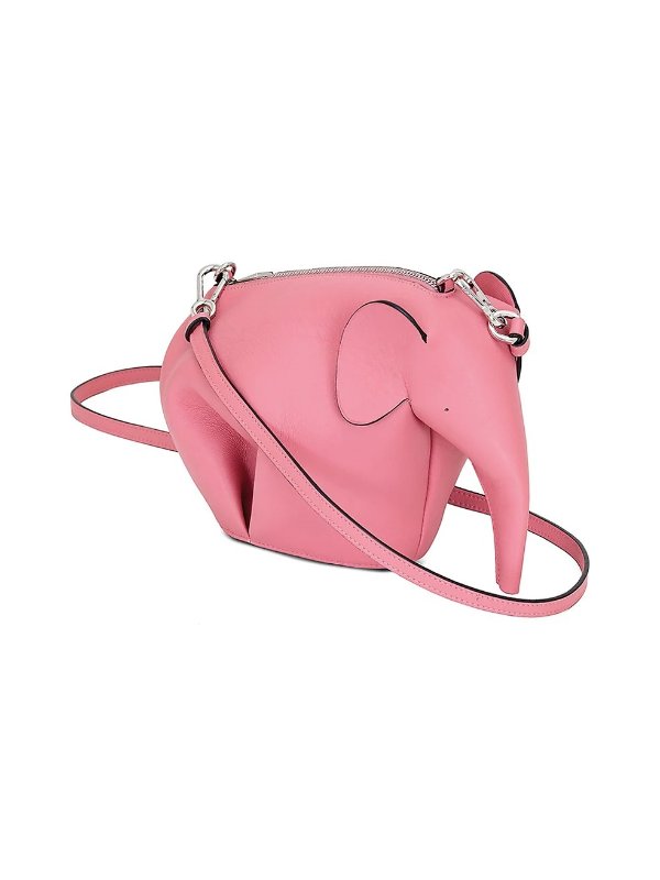 Mini Elephant Leather Crossbody Bag