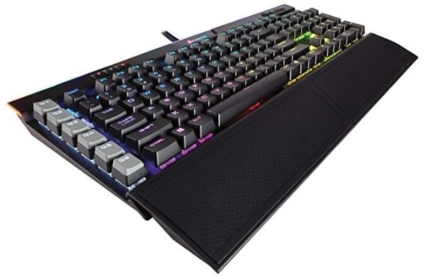 K95 RGB PLATINUM Mechanical Gaming Keyboard - USB Passthrough & Media Controls - Fastest Cherry MX Speed - RGB LED Backlit - Black Finish