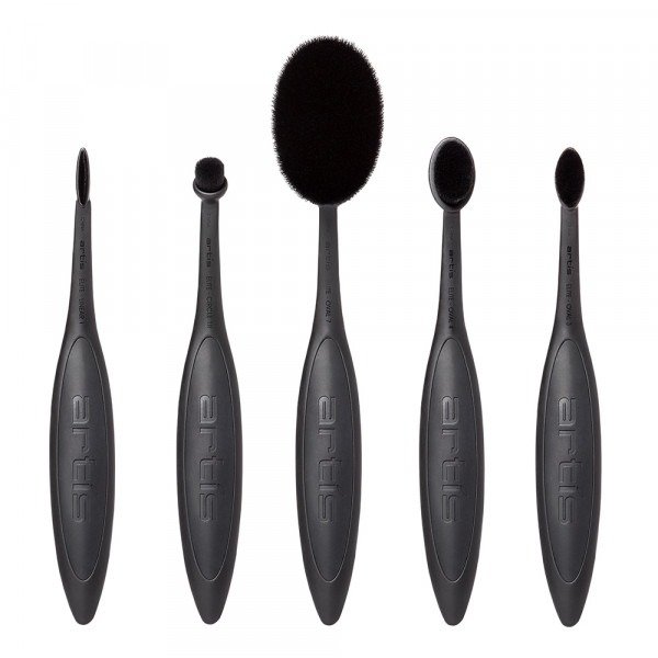 Elite Black 5 Brush Set