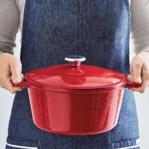 Today Only: Sur La Table Lightweight Cast Iron Dutch Oven with Stainless Knob, 5 qt.