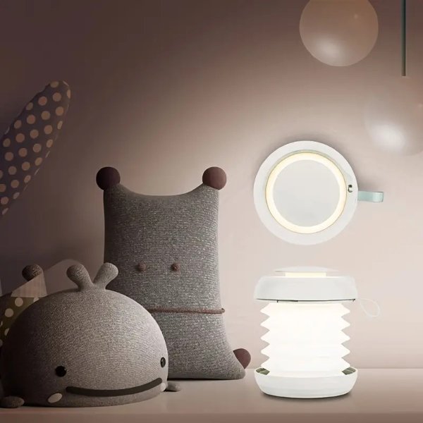 1pc Parenting Family Night Light Portable Retractable Desktop Nightlight With Stepless Dimming Three Brightness Camping Light Warm Light For Sleeping Camping Festival Decorations | Shop On Temu And Start Saving | Temu
