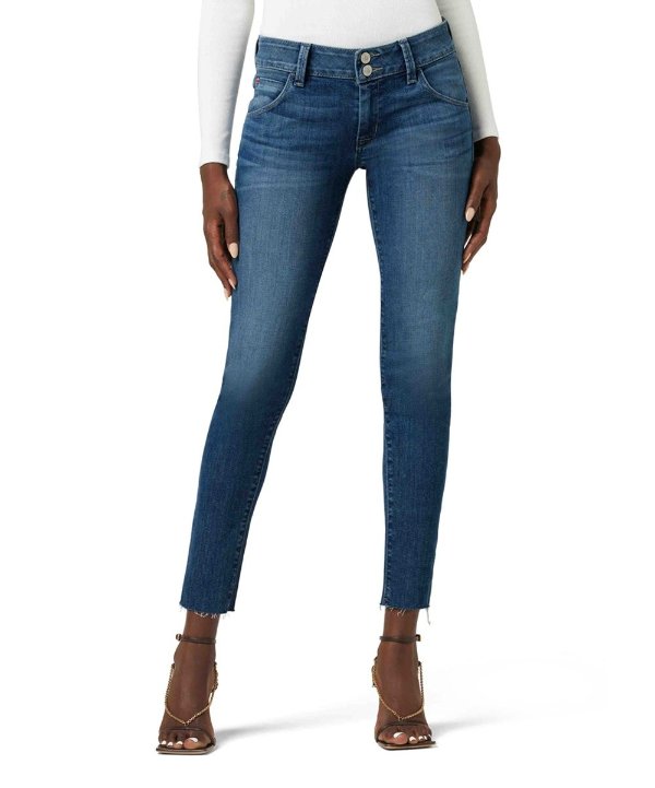 Rosa Blue Collin Mid-Rise Skinny Ankle Jeans - Women