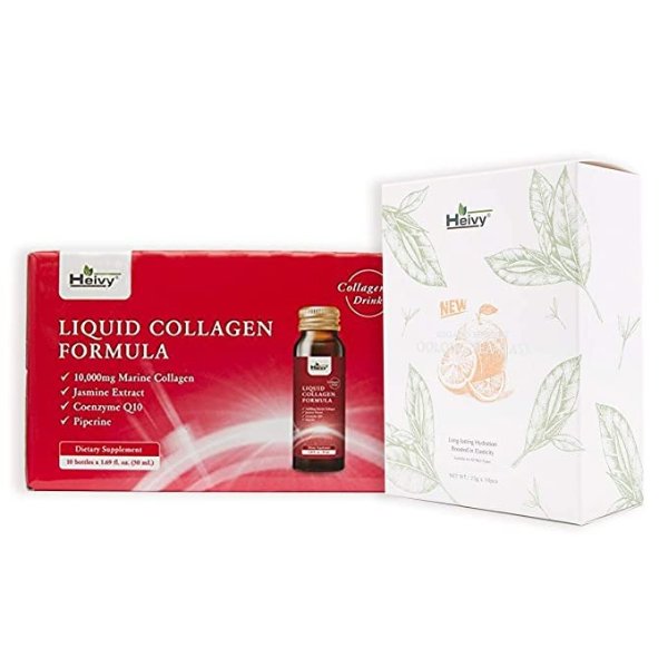 Collagen Boosting New Oolong Tea Mask, Long-lasting Hydration Face Mask, Collagen Sheet Mask That Boost Your Skin Elasticity (Revive Set)