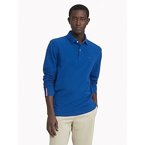 Classic Fit Essential Long-Sleeve Polo 