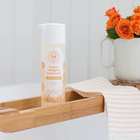 Honest Company Shampoo & Body Wash - Sweet Orange Vanilla 10oz