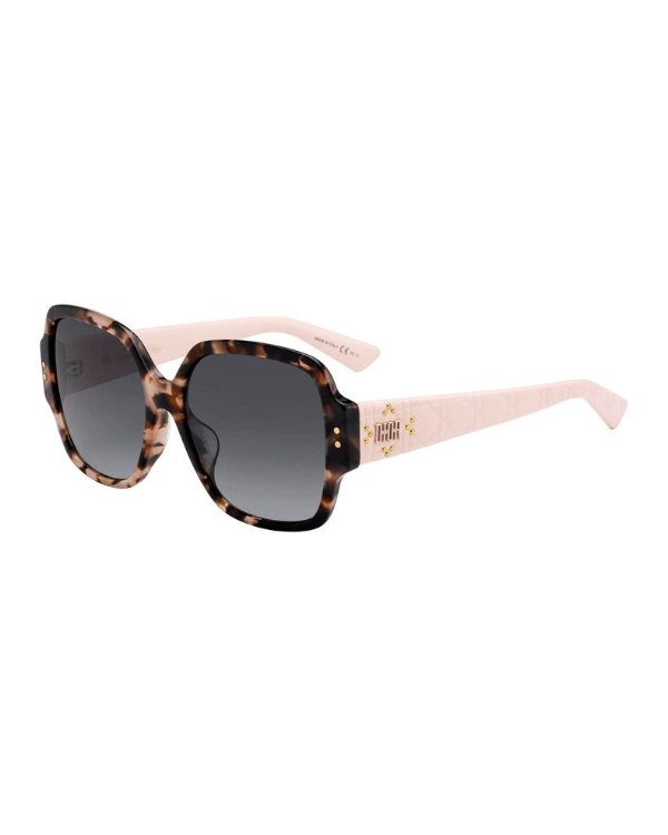Lady Dior Studs Square Sunglasses