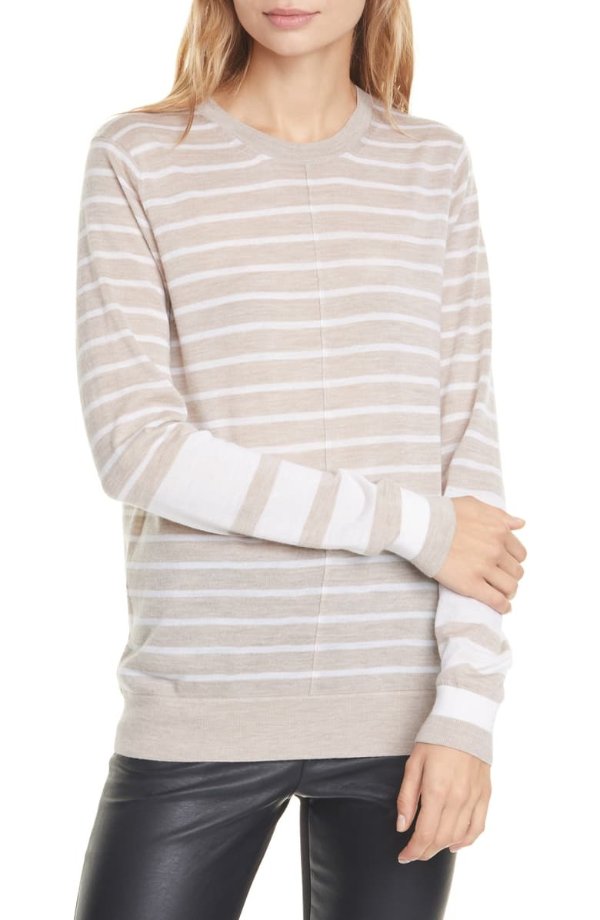 Mackenzie Stripe Wool Sweater