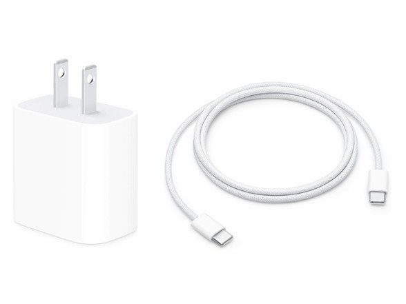 (Bundle) Apple 60W USB-C Woven Charge Cable (1m) & 20W USB-C Power Adapter Bundle