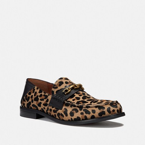 CoachPutnam Loafer With Leopard Print