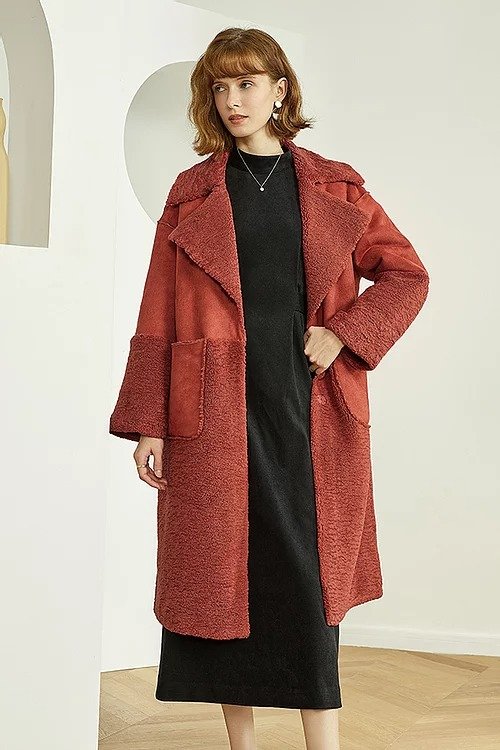 FANSILANEN | Fleece Woolen Coat
