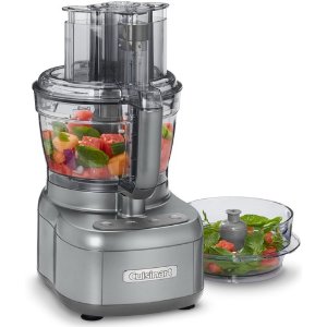 Cuisinart Elemental Food Processor with 11-Cup and 4.5-Cup Workbowls, Gunmetal FP-2GM