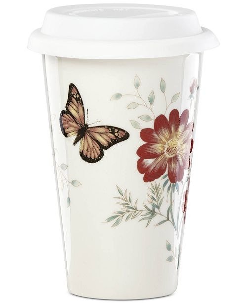 Butterfly Meadow Exclusive Travel Mug, Created For Macy's