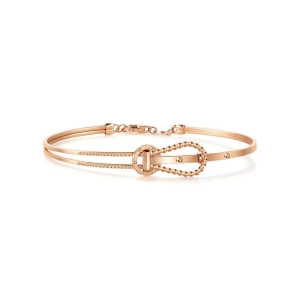 Minty Collection 18K Rose Gold Bangle | Chow Sang Sang Jewellery eShop