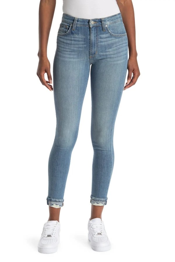 High Rise Skinny Ankle Jeans